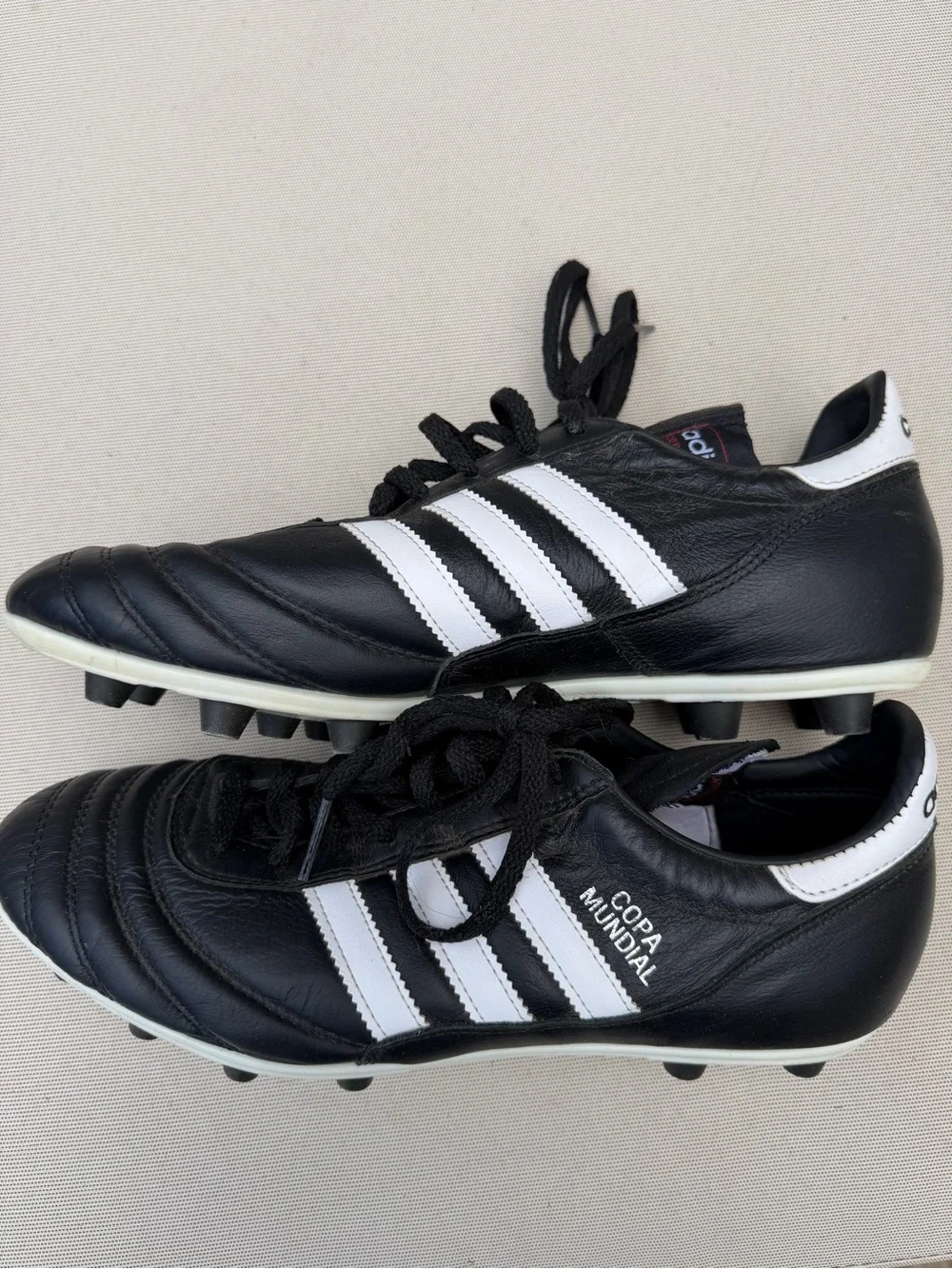 adidas Men’s Black and White Soccer Cleats
